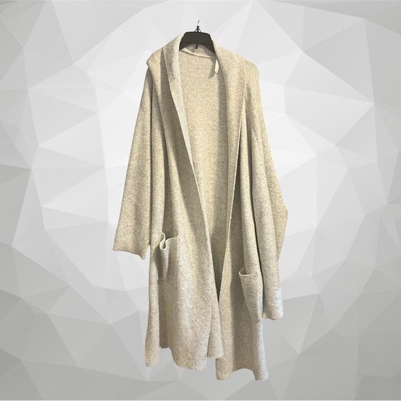 STYLUS Sweaters - STYLUS Light Gray Women's Cardigan
